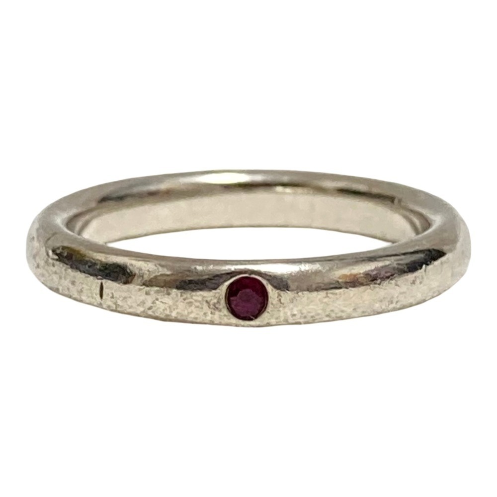 TIFFANY & CO. Silver Ruby Ring